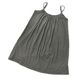 [アンドイット] and it_　ベーシックギャザーフレアコットンキャミ ワンピース [ M / 54.ネイビー ]