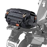 ドッペルギャンガー(DOPPELGANGER) ターポリンツーリングドラムバッグ 【バイク専用の防水ツーリングバッグ】 容量30L 専用固定ベルト・ショルダーベルト付き DBT511 W50 ×L(D)30 ×H30cm