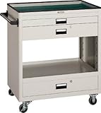 ＴＲＵＳＣＯ　ツールワゴン　７５０Ｘ５００　浅２深１引出付　Ｗ【NTS712W】 (販売単位：1台)