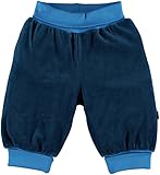 (フィクソーニ)FIXONI 北欧ブランド ベロアボーダーパンツ ブルー 74cm