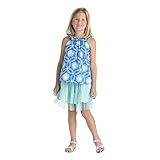Masala Kids Toddler Girls' Ruffled Tulle Skirt Turquoise 2T [並行輸入品]