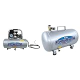 プロスタイルツール オイルレスエアーコンプレッサー アルミタンク仕様 8L PCR8075 アルミ製エアータンク24Lセット