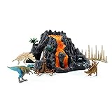シュライヒ 恐竜 大火山とティラノサウルス恐竜ビッグセット フィギュア 42305