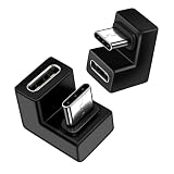 [LUYING] USB Type C 方向 変換 アダプター U字 U型 180度 USB3.1 高速充電 PD充電 データ同期 10Gbps タイプc type-c 変換アダプタ オス メス 2個セット