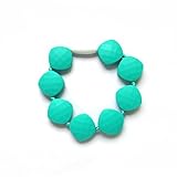 Silli Me Jewels: "Charmed" - Teething Bracelet with Square Beads for Mom to Wear and Baby to Chew (T