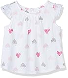 aden + anaisベビー女の子Flutter Sleeve Top、スケッチHearts カラー: ピンク