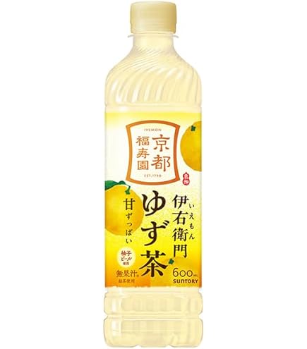 Amazon.co.jp: サントリー 伊右衛門 ゆず茶 お茶 600ml×24本 : 食品
