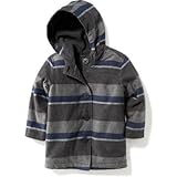 オールドネイビー OLD NAVY/ フードツイルコート ブルー/グレーストライプ アウタージャケット 12～18ヶ月【並行輸入】