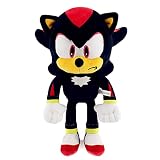 12インチ ソニック ぬいぐるみ ソニック ザヘッジホッグ ぬいぐるみ 4人の漫画キャラクター ソニック シャドウ/ナックル ハリネズミのぬいぐるみ 映画ファンやゲームファンへのギフト(シャドウ)