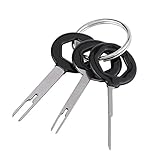 【3点セット】ワイヤー 端子除去ツール カーワイヤー ハーネスプラグ 端子取り出し ピックコネクタ 圧着ピン バックニードル ワイヤコネクタリリース 除去ツール プラスチックハンドル