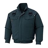空調服 服のみ フルハーネス用長袖ブルゾン 綿100％ サンエス 空調風神服 KU91400F 69(チャコール) LL