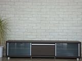 TVボード 左右のガラス扉が印象的 幅160cm テレビボード AGA-079