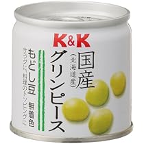 グリンピースページ Amazon.co.jp: K&K 国産グリンピース無着色缶 85g×6個 : 食品