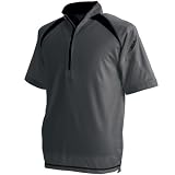 TS DESIGN(ティーエスデザイン) CORE FIT ミッドレイヤー半袖ハーフジップシャツ tw-3015-b チャコールグレー 5L
