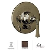 Rohl A2900XMTCB Palladian Kit for Pressure Balance with Palladian Cross Handle Hex Bell Cap & with D