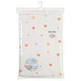 イサム商会 日本製 花柄ふわふわバスタオル ホワイト