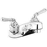 Belanger 21463 Wバスルームシンク蛇口2ハンドルと4インチCenterset、ポリッシュクローム