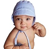 Huggalugsベビー男の子クラシックライトブルーボンネット カラー: ブルー