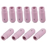 uxcell セラミックノズル溶接　溶接トーチ10N47 #7　溶接装置　ミラーダイヤDB17 DB18用　10個入り