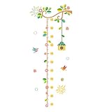 Winhappyhome子供の高さ測定チャート壁アートステッカー用キッズ部屋リビングルーム子供部屋背景リムーバブル装飾デカール