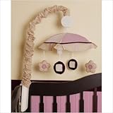 GEENNY Musical Mobile For Boutique Baby Girl Artist 13 PCS Crib Bedding Set by GEENNY [並行輸入品]