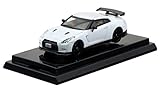 オーバーステア 1/64 NISSAN GT-R NISMO (2014) ブリリアントホワイトパール 完成品