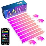 【Works with Alexa】Lepro AI バーライト WL1 スマート LED ブラケットライト 虹色 流れる 1600万色 ライトバー ゲーミング 間接照明 映画 壁照明 AIライト おしゃれ 壁ライト DIY WI-FI Bluetooth 音楽同期 Alexa対応 Echo Google Home ゲーム部屋 雰囲気 イルミネーションライト ウォールライト