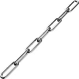 強力 ステンレスチェーン SUS304 ビクターチェーン 鎖 雑用チェーン ペット 侵入防止 飼育 DIY 固定2mm 3mm 4mm 5mm (4mm 4m)