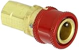 Eaton Hansen RD705LSL Brass 700 Series Oxyacetylene Service, Coupler Socket, 1/4 Body size x 1/4 NPT