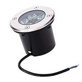 Flameer LED水中スポットライト　5W　魚タンク　噴水 プール 池 庭園　景観ランプ　暖白色　LED潜水ライト　アルミ合金