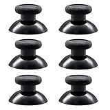 コントローラー交換部品 6個入り ブラックスティックカバー アナログスティックカバー アナログスティック サムスティック交換用/Xbox/NS/PS