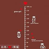 ZLJTYN 赤ちゃんの高さの成長チャート美しい赤ちゃんの幼稚園の子供の部屋の高さ足の高さアダルト装飾絵画シンプルな取り外し可能な壁のステッカー、ホワイトPVC