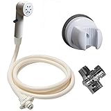 Rinse Ace 3520 Assisted Bather with 8-foot Extra-Long Quick-Connect/Detachable Hose and 3-Setting Sp