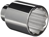 Martin SD1248 Alloy Steel 1-1/2 Type III Opening 1/2 Square Drive Socket, 12 Points Deep , 3-3/64 Ov