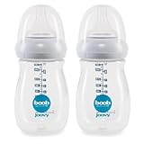 Joovy Boob PP Baby Bottle, Clear, 9 Ounce, 2 Count by Joovy [並行輸入品]