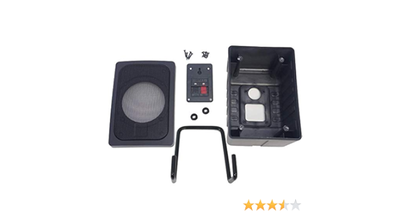 Amazon Claret Audio 10cmスピーカーケース 組立キットエンクロージャー スピーカーボックス スタンド付き ケース ターミナルのみ ペア Claret Audio スピーカーパーツ