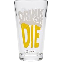 Amazon.co.jp: 【公式】HILLS FIELD DRINK OR DIE パイントグラス