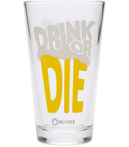 Amazon.co.jp: HILLS FIELD パイントグラス お酒マン ロゴセット