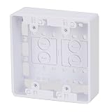 モール用ボックス2口 白 DZ-FCB2W