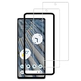 HKKAIS pixel 7a ガラスフィルム【2 枚セット】 ガイド枠付日本製硝子採用 Google Pixel 7a 用 ガラスフィルム 強化 ガラス 液晶画面 グーグルピクセル7a 保護フィルム
