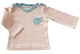 yuga☆ボーダー・Tシャツ イエロー 100cm オーガニックコットン100% ベビー 服 男の子 女の子 兼用 トップス Tシャツ 長袖 ロンT 出産祝い プレゼント 綿100%