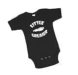 Little Greaserスパークプラグブラックベビーボディスーツ( 12 – 18ヶ月)