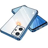 【FULEEYUHN】OPPO Reno 9a / Reno 7a 用 ケース クリア【耐衝撃 擦り傷防止 落下防止 黄変防止】オッポ リノ 9a / リノ 7a カバー 透明 高級TPU素材 対応 OPG04 A201OP A301OP CPH2523 スマホケース 薄型 軽量(ブルー)