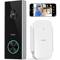❇️送料無料❇️ AOSU 5MP画質 インターホン ワイヤレス ドアベル Amazon.co.jp: aosu インターホン ドアホン ワイヤレス 【充電式 配線