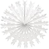 Creative Converting 30501Snowflake Tissue Paper Fan Hanging Decoration%ｶﾝﾏ% 12-Inch [並行輸入品]
