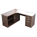 パソコンデスク コーナー 幅120cm 幅149cm L字 L字型 木製 北欧 お洒落 PD002-BR J-Supply