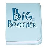 CafePress – Big Brother – スーパーソフトベビー毛布、新生児おくるみ ブルー 057214916825CD2