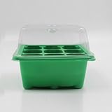 amzmonnsuta 9穴 プラスチック製の植え箱 土壌で植物育成ボックス　庭の種子　ボックス　発芽