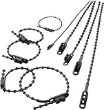 TRUSCO ダブルヘッドノットタイ幅4.0ｍｍｘ180ｍｍ最大結束φ46黒TRKTV180EBK