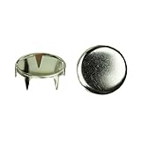 1001 Spot Nailhead, Size 60, Solid Brass, Nickel Finish, 150 pieces per pack [並行輸入品]
